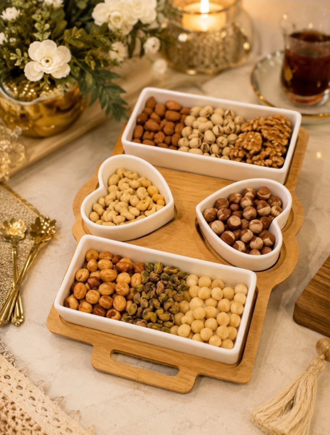 اردوخوری ۴خانه پایه چوبی