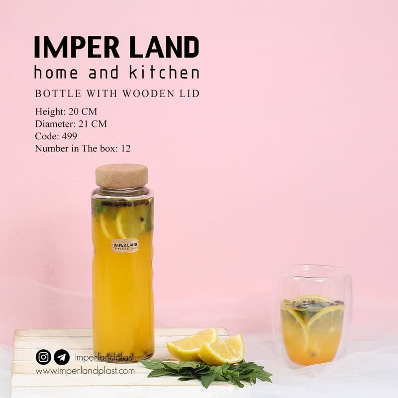 بطری درب چوبی برند امپرلند