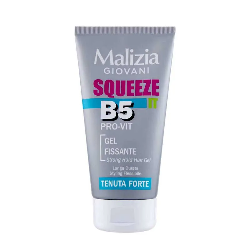 ژل مو تیوپی مالزیا Malizia مدل جیوانی با ویتامین B5 حجم 150 میلی لیتر