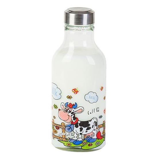 بطری شیر بیضی استیل برند زیباسازان