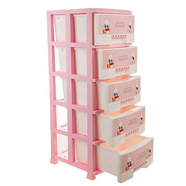 دراور لارج عروسکی 3و4و5 طبقه (خرگوشی)