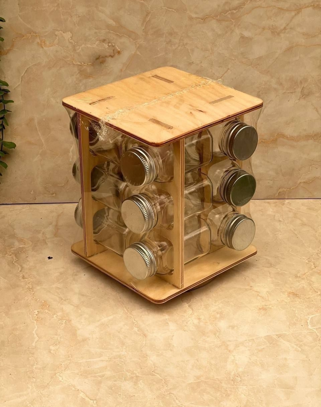 جا ادویه چرخشی مربع ۱۲ عددی