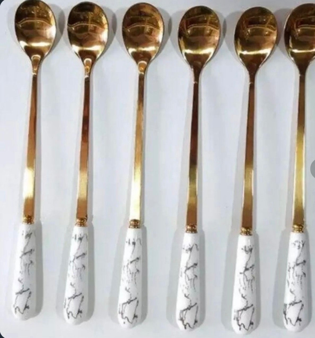 قاشق شربت خوری طرح ماربل